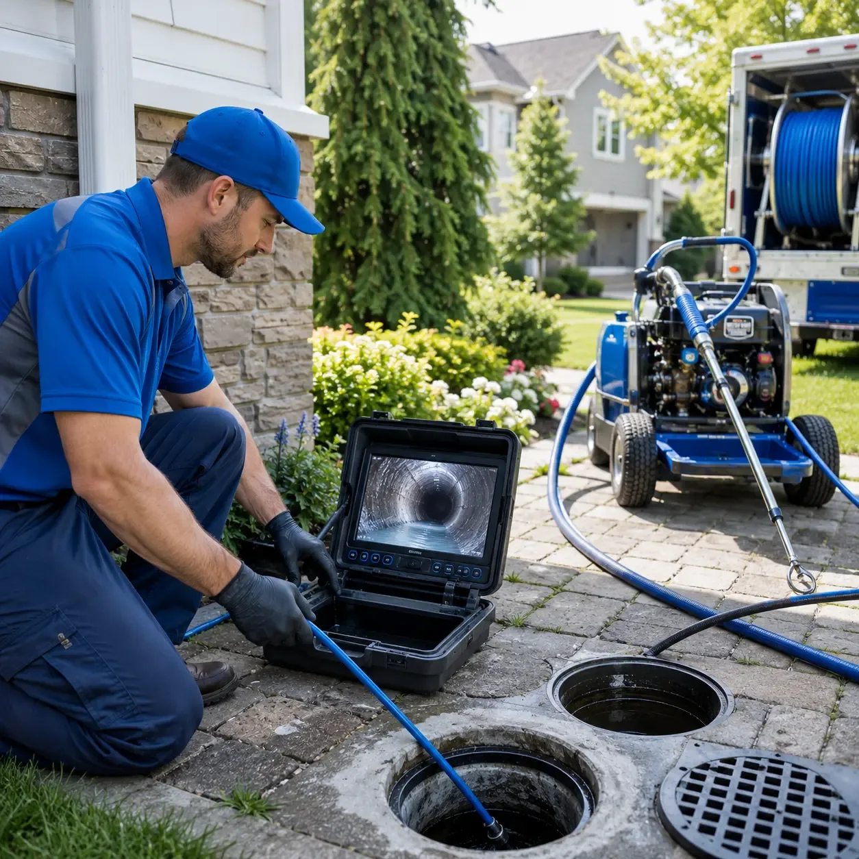 Outdoor drain cleaning professionals serving Briscoe, TX